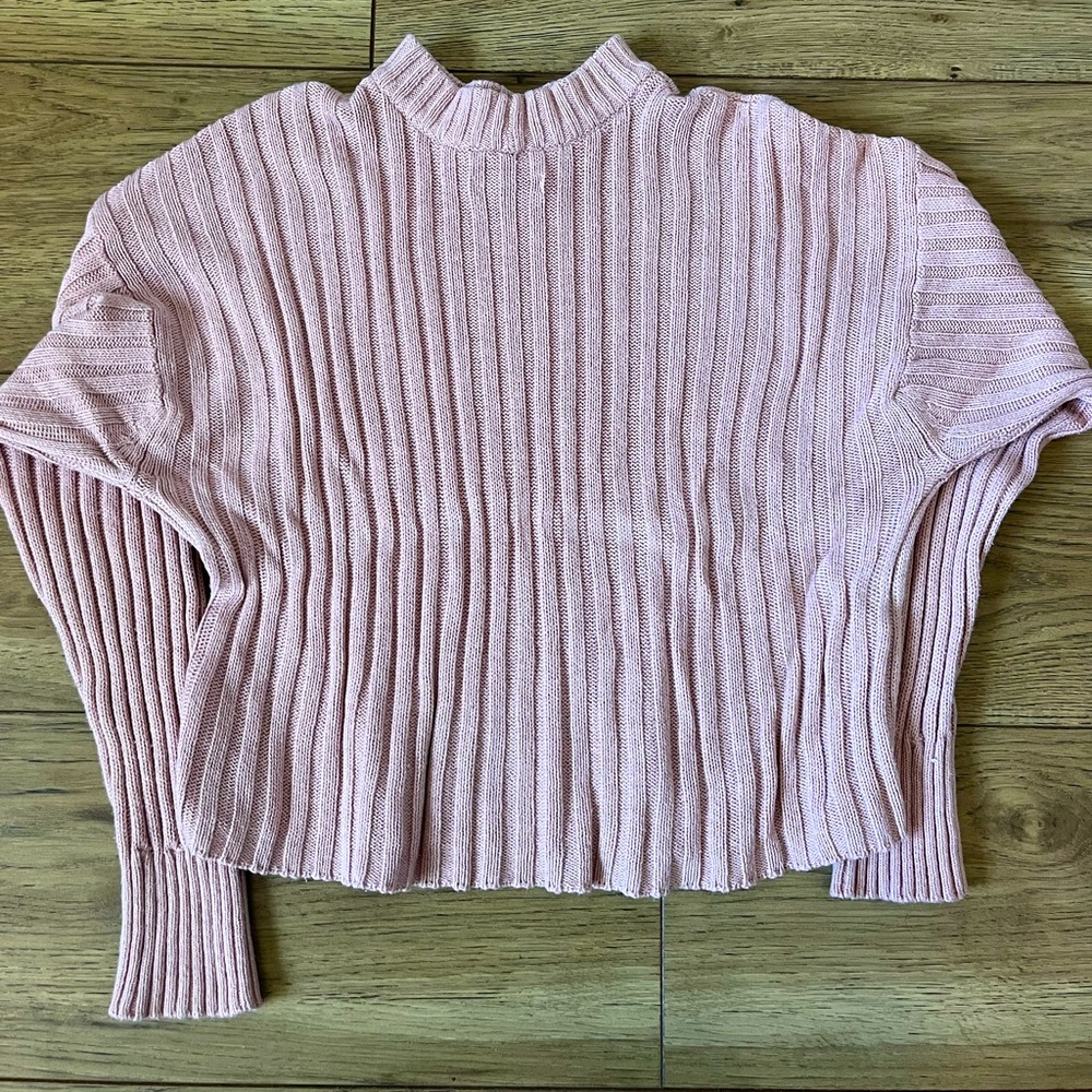 Cute slightly cropped pink sweater from American Eagle